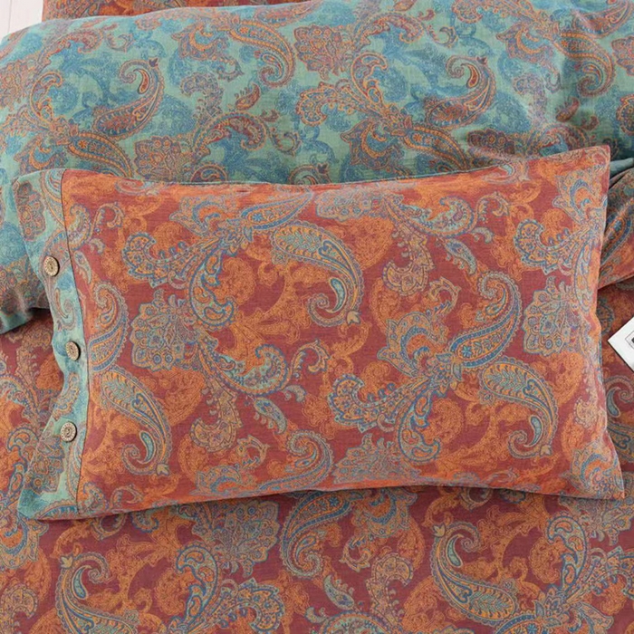 91家纺网 家纺一手货源 找家纺 双层纱家居 2025新款浅色系列双层纱四件套 奈斯