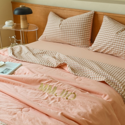 91家纺网 家纺一手货源 找家纺 寐眠2025新款全棉水洗棉刺绣夏被【夏被四件套】 西游奶茶