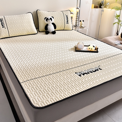 91家纺网 家纺一手货源 找家纺 炫拼家纺 Hipanda床笠款乳胶凉席 Hipanda-玉石白