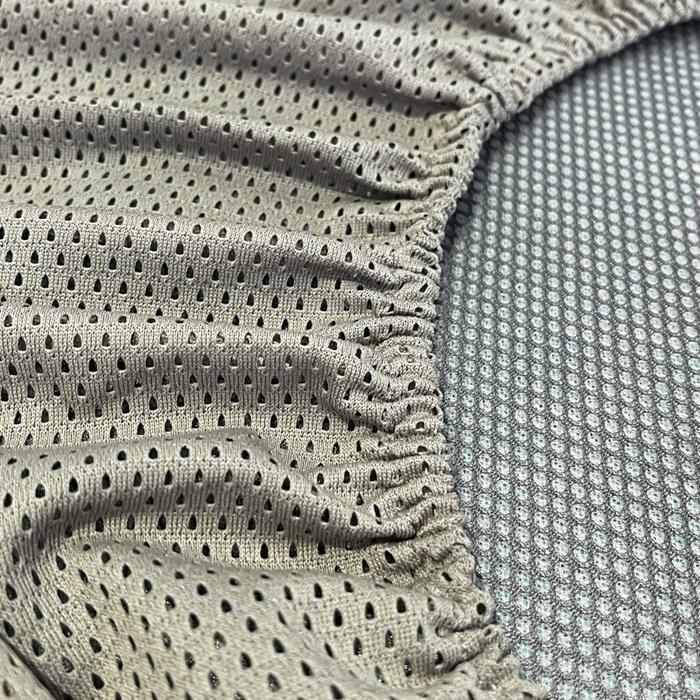 91家纺网 家纺一手货源 找家纺 阿亮家居 2025新款凉席冰丝席三明治宽包边刺绣款粗冰丝凉席流星雨蓝（床笠款）