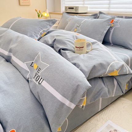 91家纺网 家纺一手货源 找家纺 （总）铭浩2025新款亲肤磨毛四件套