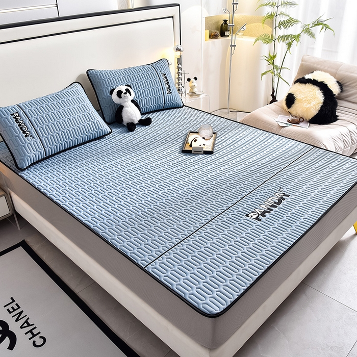 91家纺网 家纺一手货源 找家纺 炫拼家纺 Hipanda床笠款乳胶凉席 Hipanda-宾利蓝