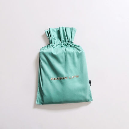 佳汐蓝家纺 2025新款60支全棉纯色隔脏睡袋 香草绿