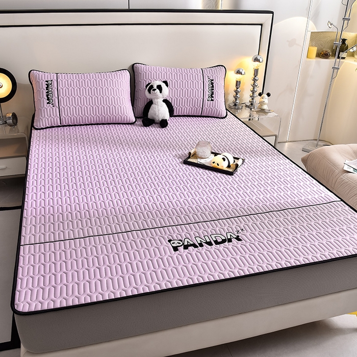 91家纺网 家纺一手货源 找家纺 炫拼家纺 Hipanda床笠款乳胶凉席 Hipanda-薰衣紫