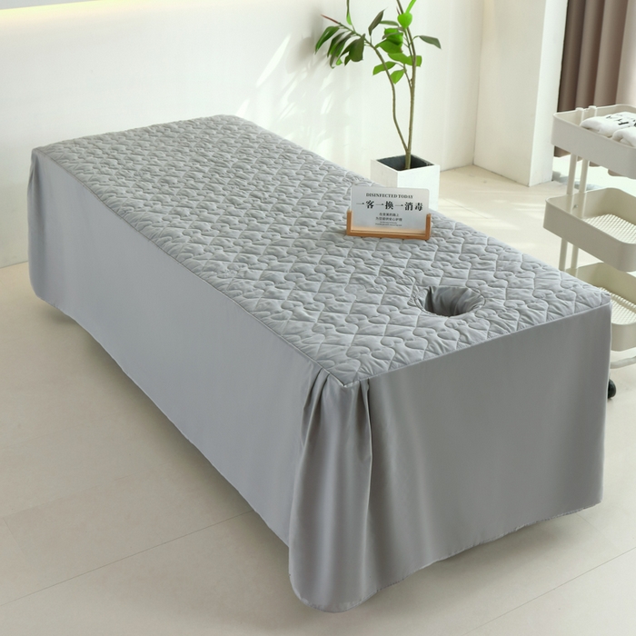 91家纺网 家纺一手货源 找家纺 （总）乐逸家纺 2025新款高密度A类亲肤四季磨毛防水防油美 容床罩