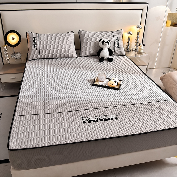 91家纺网 家纺一手货源 找家纺 炫拼家纺 Hipanda床笠款乳胶凉席 Hipanda-珍珠灰