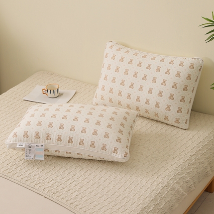 （总）大熊枕芯 2025新款泡泡纱亲肤小熊枕系列