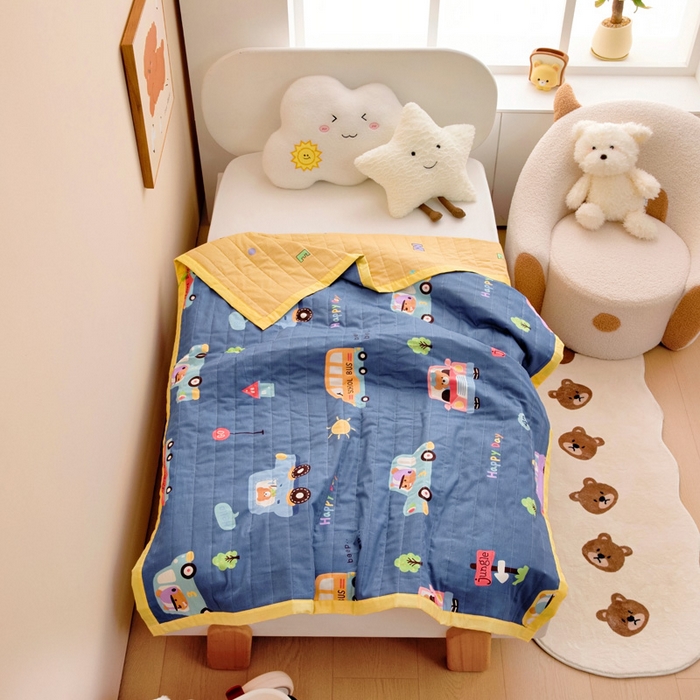 91家纺网 家纺一手货源 找家纺 （总）梵赫   2025新款全棉卡通夏被