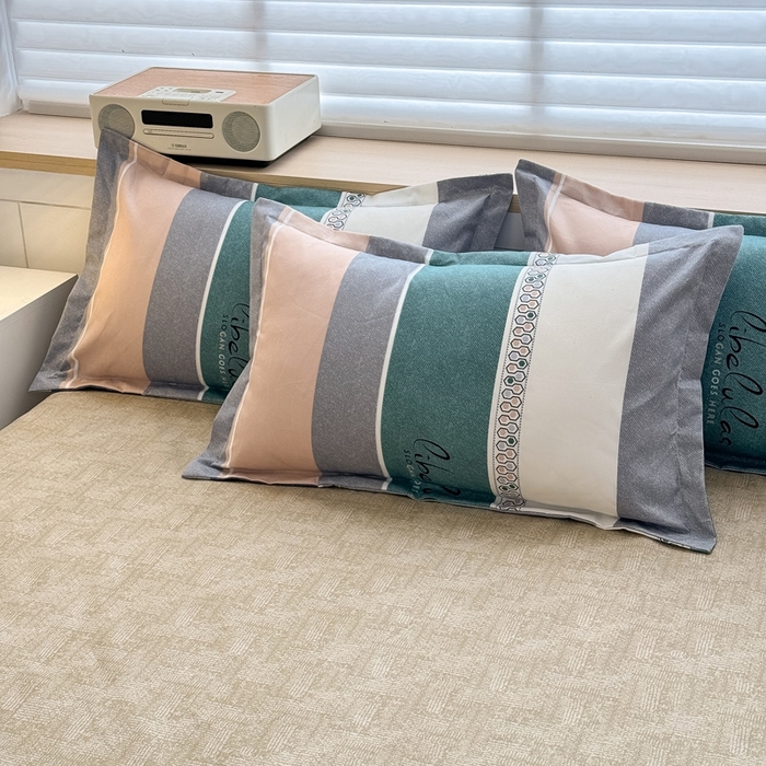 91家纺网 家纺一手货源 找家纺 2025新款亲肤磨毛四件套 茜拉