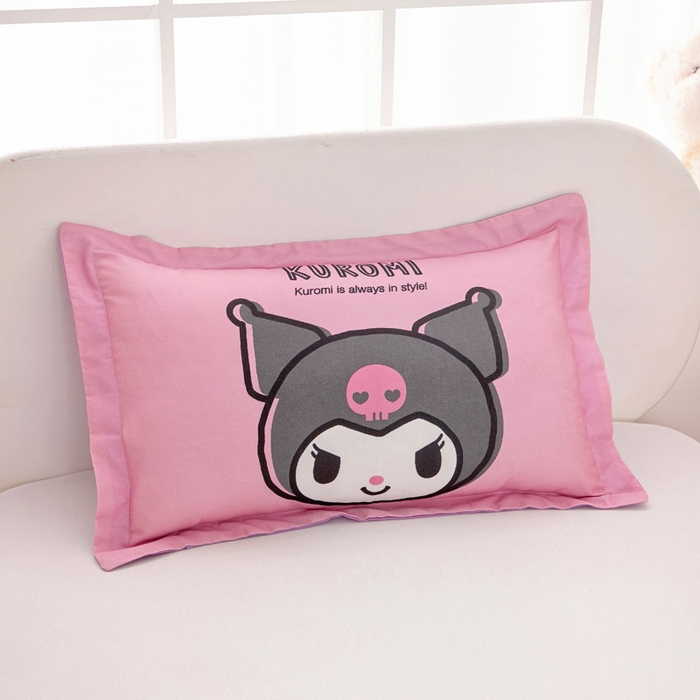 91家纺网 家纺一手货源 找家纺 乐秀家纺 2025新款三丽鸥全棉纯棉儿童夏被夏凉被空调被 黑酷使者