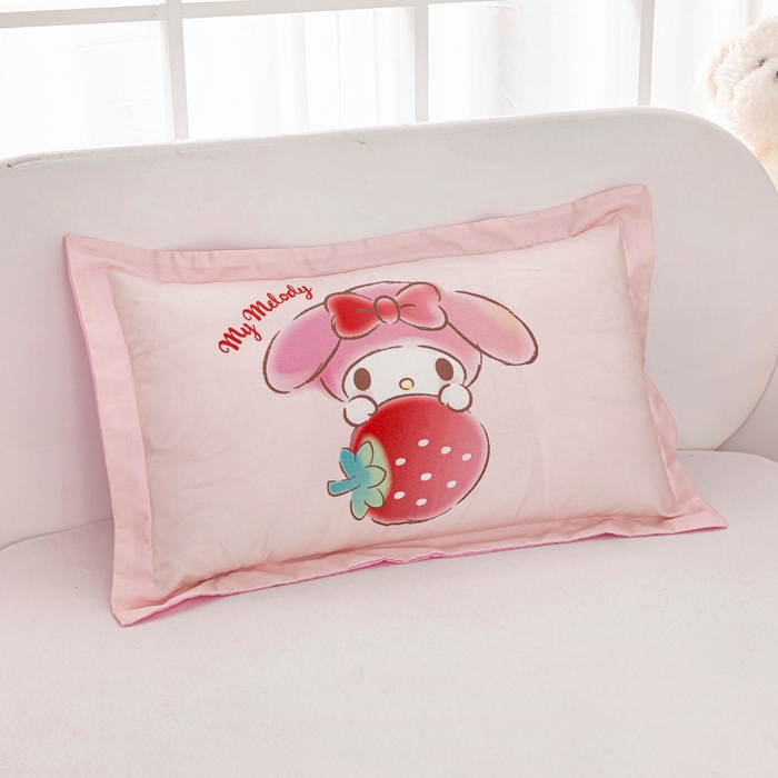 91家纺网 家纺一手货源 找家纺 乐秀家纺 2025新款三丽鸥全棉纯棉儿童夏被夏凉被空调被 花朵美乐蒂