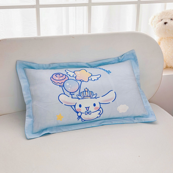 91家纺网 家纺一手货源 找家纺 乐秀家纺 2025新款三丽鸥全棉纯棉儿童夏被夏凉被空调被 快乐玉桂狗