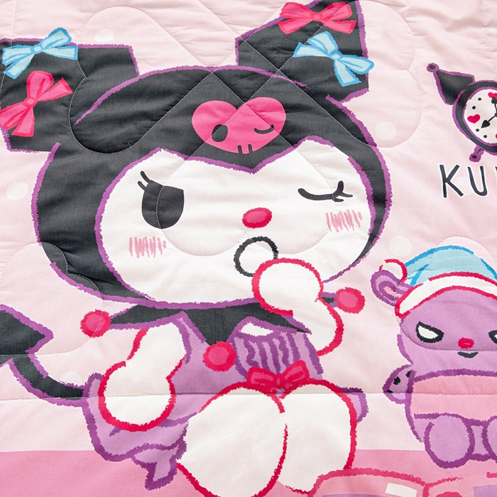 91家纺网 家纺一手货源 找家纺 乐秀家纺 2025新款三丽鸥全棉纯棉儿童夏被夏凉被空调被 时光库洛米