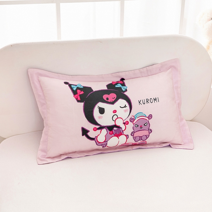 91家纺网 家纺一手货源 找家纺 乐秀家纺 2025新款三丽鸥全棉纯棉儿童夏被夏凉被空调被 时光库洛米