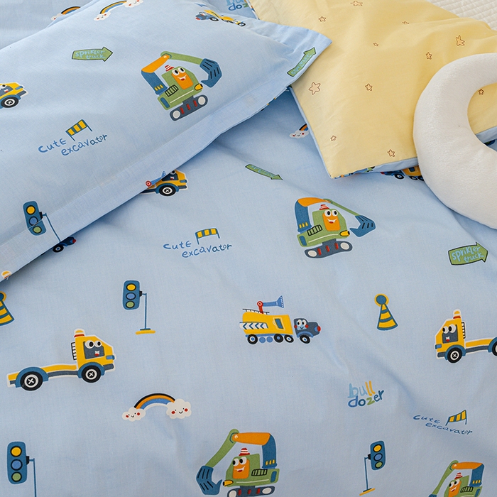 91家纺网 家纺一手货源 找家纺 良佐生活 2025新款高支高密全棉儿童被套 变形计