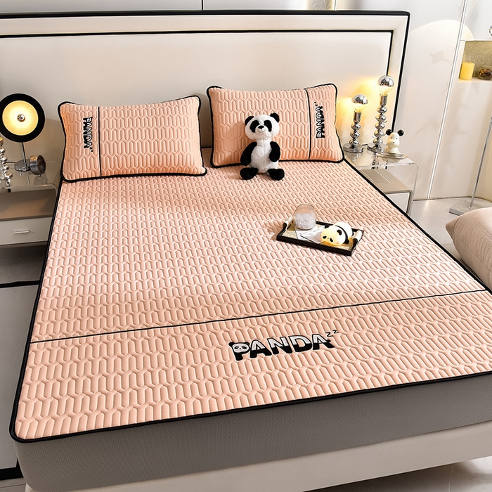 91家纺网 家纺一手货源 找家纺 炫拼家纺 Hipanda床笠款乳胶凉席 Hipanda-香妃粉