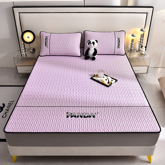 91家纺网 家纺一手货源 找家纺 炫拼家纺 Hipanda床笠款乳胶凉席 Hipanda-薰衣紫