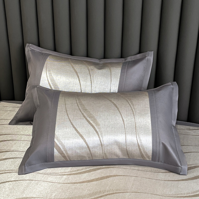 91家纺网 家纺一手货源 找家纺 阿亮家居 2025新款凉席冰丝席三明治宽包边刺绣款粗冰丝凉席柔美咖（床笠款）