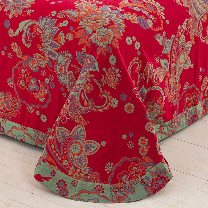 91家纺网 家纺一手货源 找家纺 双层纱家居 2025新款深色系列双层纱四件套 锦上添花