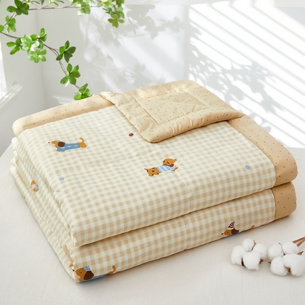 91家纺网 家纺一手货源 找家纺 （总）黛妮雅2025新款里外全棉100%新疆棉花被夏被四件套