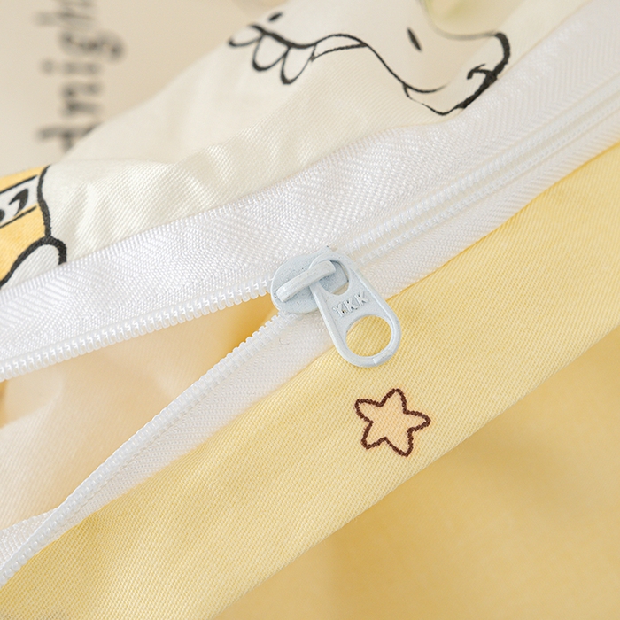 91家纺网 家纺一手货源 找家纺 良佐生活 2025新款高支高密全棉儿童被套 元气恐龙