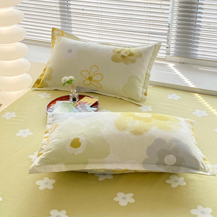 91家纺网 家纺一手货源 找家纺 2025新款亲肤磨毛四件套 静待花开