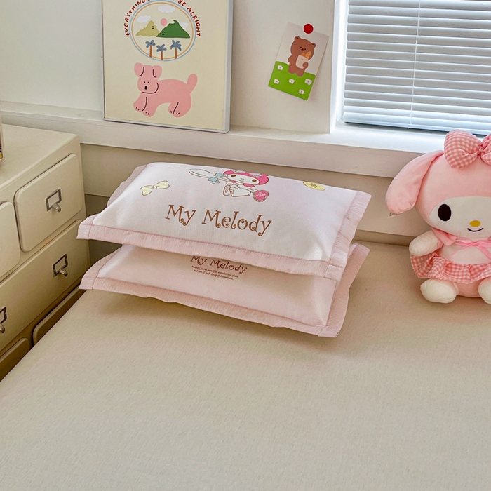 91家纺网 家纺一手货源 找家纺 博雅2025新款三丽欧冰丝单枕套 魔法美乐蒂