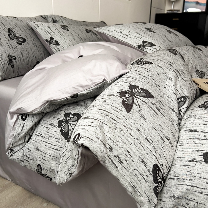 91家纺网 家纺一手货源 找家纺 （总）斯尔顿 2025新款全棉双层纱四件套