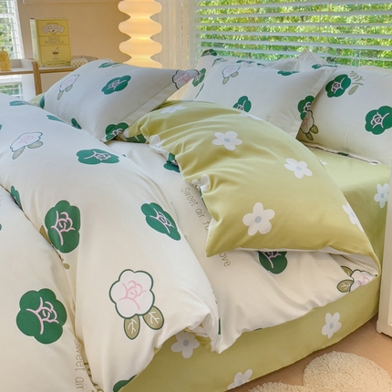 91家纺网 家纺一手货源 找家纺 （总）铭浩2025新款亲肤磨毛四件套