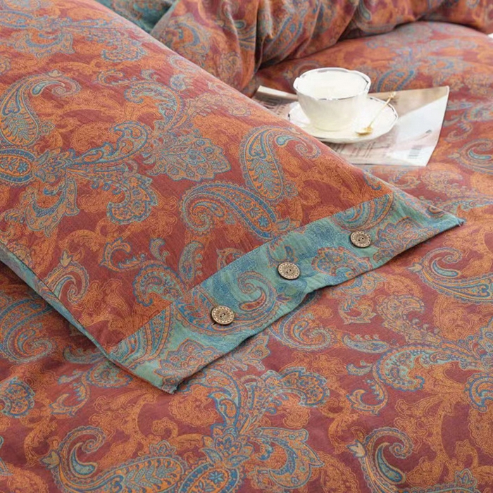 91家纺网 家纺一手货源 找家纺 双层纱家居 2025新款浅色系列双层纱四件套 奈斯