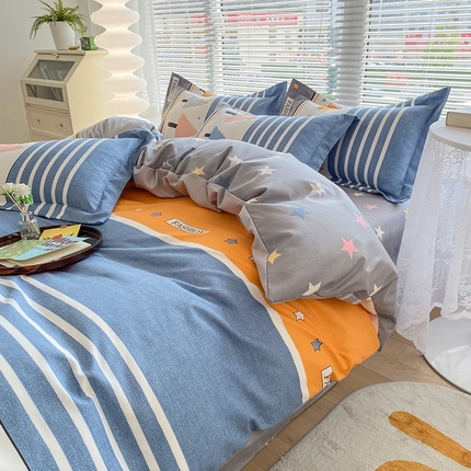 91家纺网 家纺一手货源 找家纺 （总）铭浩2025新款亲肤磨毛四件套