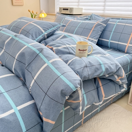 91家纺网 家纺一手货源 找家纺 （总）铭浩2025新款亲肤磨毛四件套