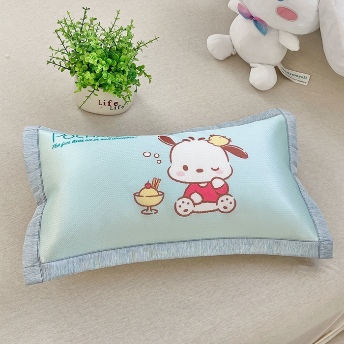 91家纺网 家纺一手货源 找家纺 博雅2025新款冰丝单枕套三丽欧，宇航员，卡皮 甜品帕恰狗