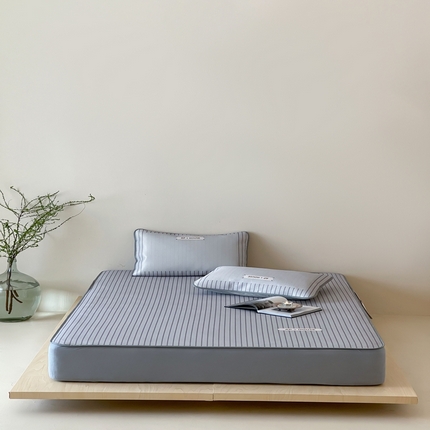 91家纺网 家纺一手货源 找家纺 （总）三味舒屋 2025新款时尚简约小年轻专属900D高端养生印花冰藤凉席