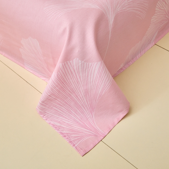 91家纺网 家纺一手货源 找家纺 珂博家纺2025新款亲肤全棉印花夏被 蝶舞杏运