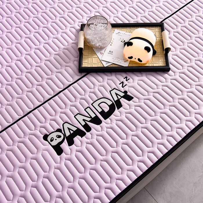 91家纺网 家纺一手货源 找家纺 炫拼家纺 Hipanda床笠款乳胶凉席 Hipanda-薰衣紫