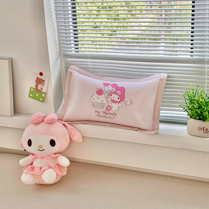 91家纺网 家纺一手货源 找家纺 博雅2025新款冰丝单枕套三丽欧，宇航员，卡皮 蛋糕美乐蒂