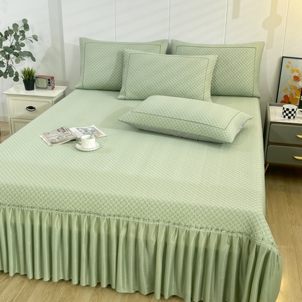 （总）伊而梦蚊帐 2025新款A类3D凉感冰豆豆床裙款凉席席子