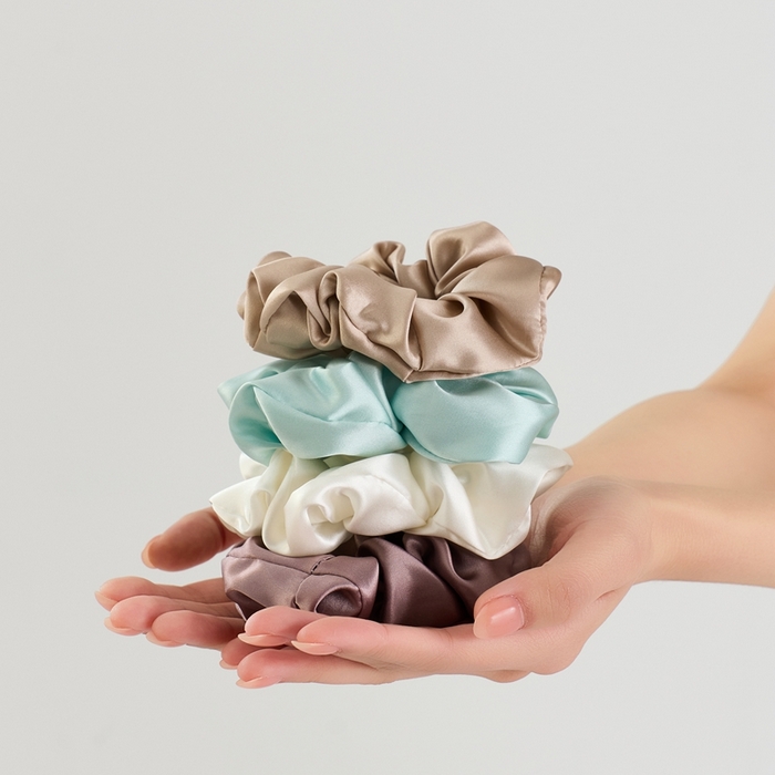 91家纺网 家纺一手货源 找家纺 （总）LADY COCO2025新款6A级真桑蚕丝发圈-真货