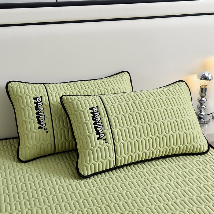 91家纺网 家纺一手货源 找家纺 炫拼家纺 Hipanda床笠款乳胶凉席 Hipanda-仙草绿