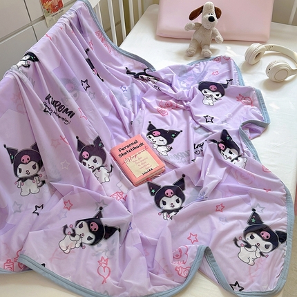 希诺2025新款三丽鸥多功能卡通婴幼儿毯子儿童凉感盖毯旅行毯 凉感毯-星星库洛米