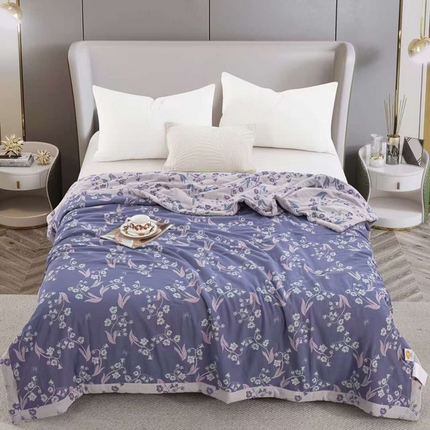 91家纺网 家纺一手货源 找家纺 （总）双层纱家居 2025双层纱单夏被和夏被四件套