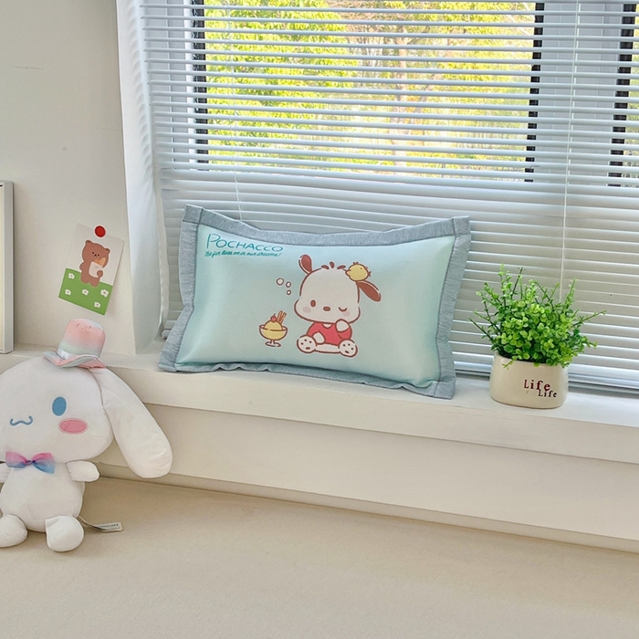 91家纺网 家纺一手货源 找家纺 博雅2025新款冰丝单枕套三丽欧，宇航员，卡皮 甜品帕恰狗