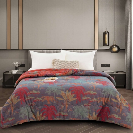 91家纺网 家纺一手货源 找家纺 （总）双层纱家居 2025新款双层纱大豆被夏被春秋被冬被被子被芯