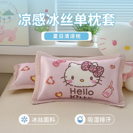 91家纺网 家纺一手货源 找家纺 （总）博雅2025新款冰丝单枕套三丽欧，宇航员，卡皮