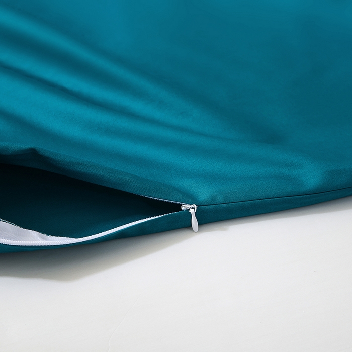 91家纺网 家纺一手货源 找家纺 佳汐蓝家纺 2025新款60支全棉纯色隔脏睡袋 翡翠绿