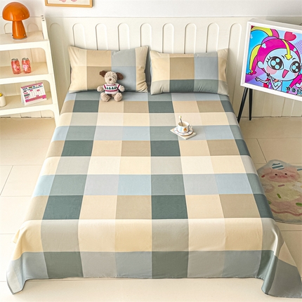 91家纺网 家纺一手货源 找家纺 （总）如约 2025新款全棉印花单床单