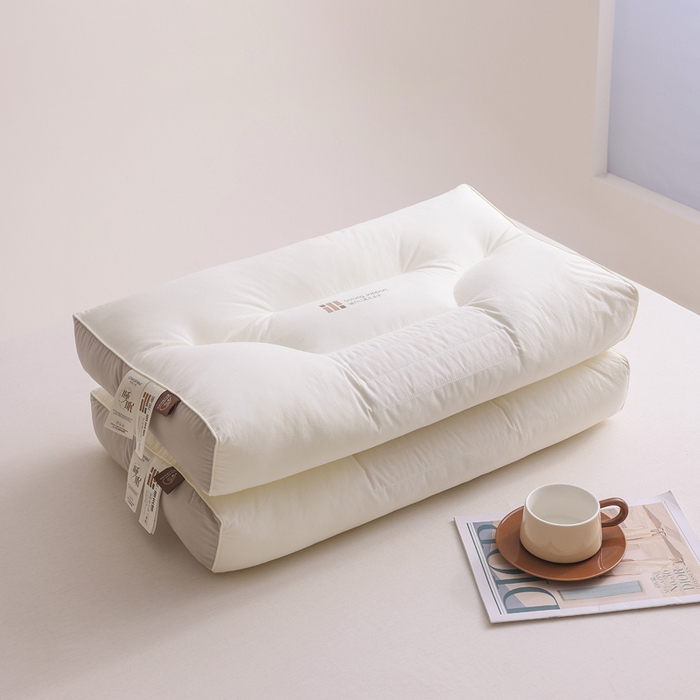 91家纺网 家纺一手货源 找家纺 （总）大熊枕芯 2025新款草本竹片舒睡枕枕芯