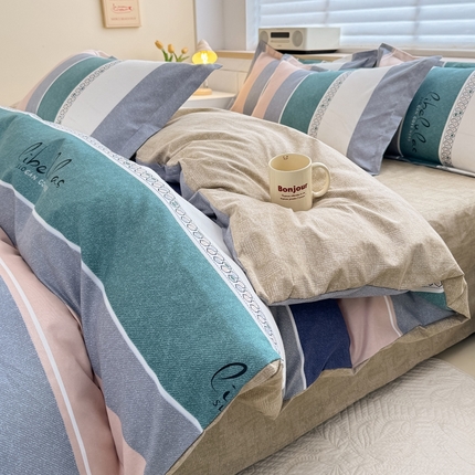 91家纺网 家纺一手货源 找家纺 （总）铭浩2025新款亲肤磨毛四件套