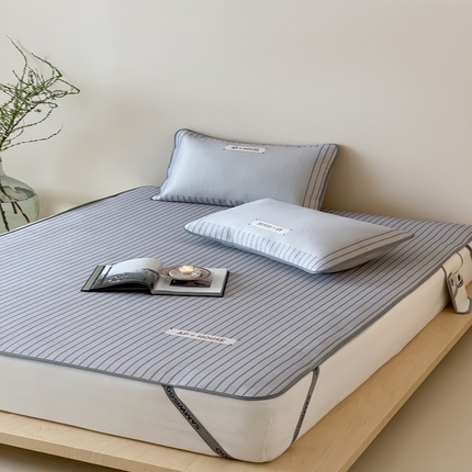 （总）三味舒屋 2025新款时尚简约小年轻专属900D高端养生印花冰藤凉席